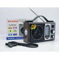 RAISENG R-2008UAT FM AM SW 3 Band Vintage Retro Radio Rechargeable Radio With USB SD TF Mp3 Player